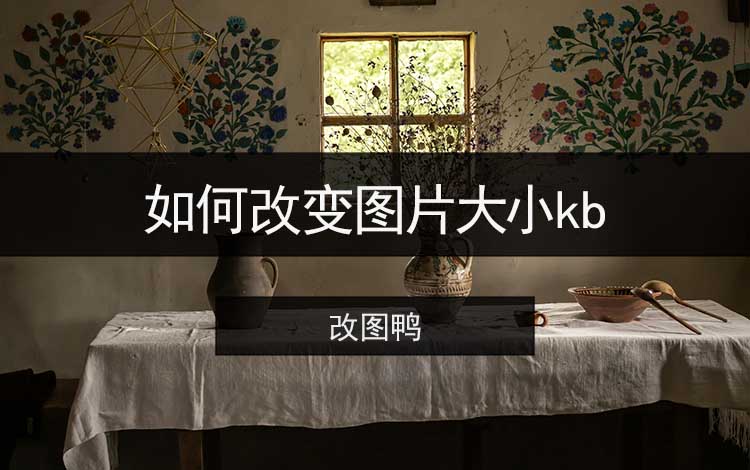 如何改变图片大小kb